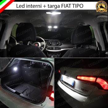 Kit LED Interni + Targa 6000K bianco ghiaccio Canbus Fiat Tipo