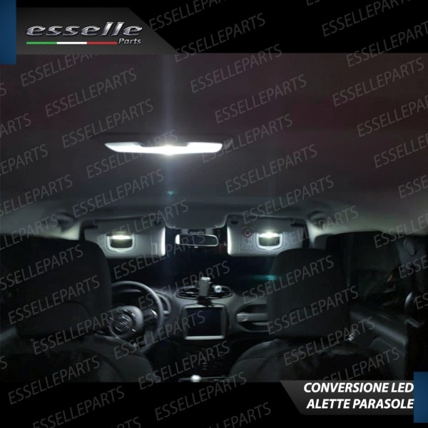Kit LED interni Completo 6000K Luce Bianca Canbus Jeep Renegade senza tetto panoramico