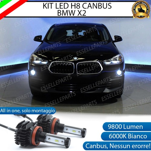 Kit Full Led 6000k canbus BMW X2 H8 Fendinebbia No Error