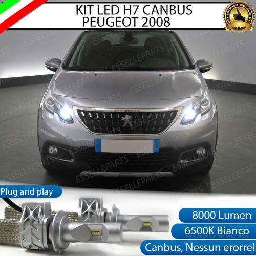 Kit Full LED H7 8000 LUMEN Abbaglianti PEUGEOT 2008