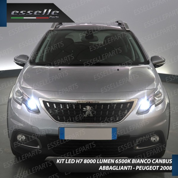 Kit Full LED H7 8000 LUMEN Abbaglianti PEUGEOT 2008