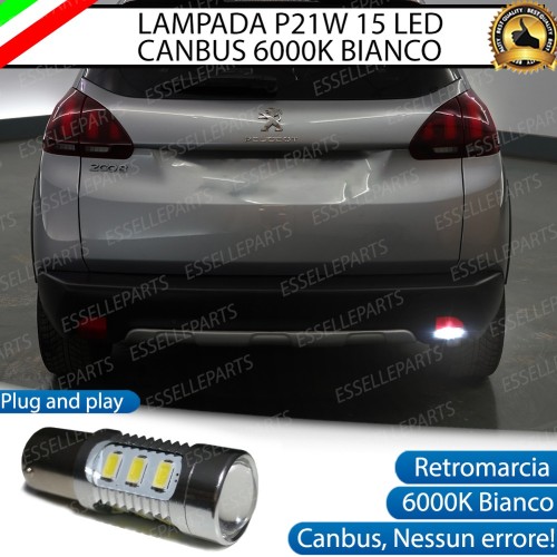 Luce Retromarcia 15 LED Peugeot 2008 CON LENTE FRONTALE