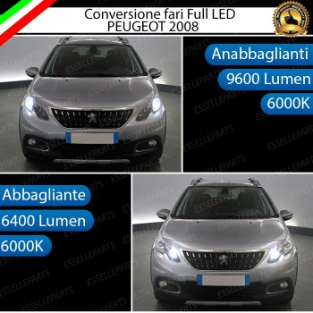 Conversione Fari Full LED 6000k canbus PEUGEOT 2008