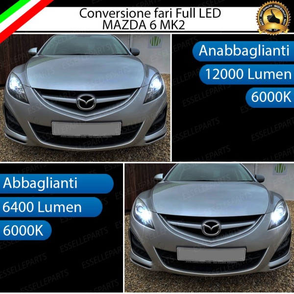 Conversione Fari Full LED MAZDA 6 II