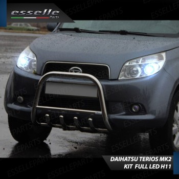 Kit Full LED Anabbaglianti H11 6400 Lumen 6000K AIHATSU TERIOS 2 Fari Lenticolari