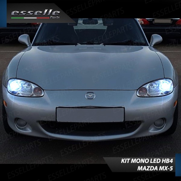 Kit Full LED HB4 coppia lampade mono led 12000 Lumen MAZDA MX-5 II