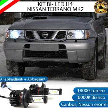 Kit Full LED H4 18000 LUMEN Anabbaglianti + Abbaglianti per NISSAN TERRANO II