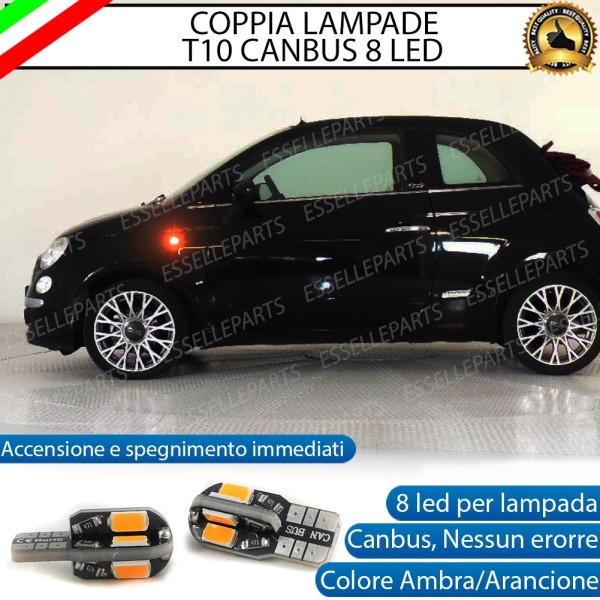 Coppia Lampade T10 8 LED Frecce Laterali