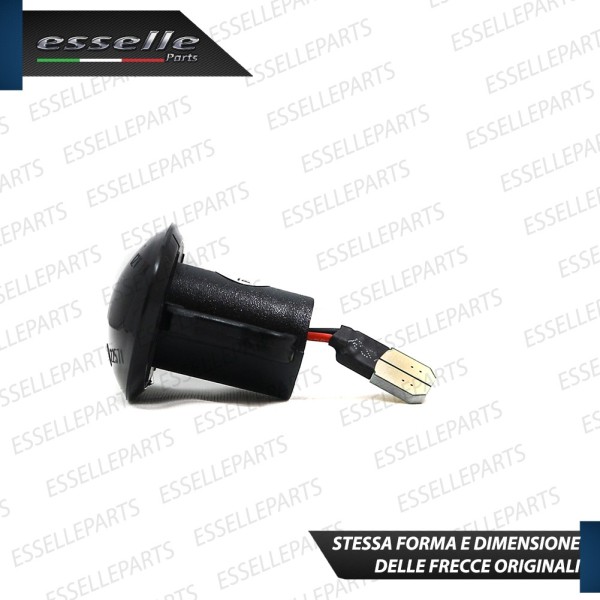 Placchette Dinamiche Laterali nero fume' 18 led per frecce