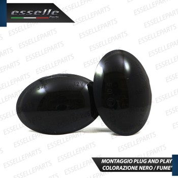 Placchette Dinamiche Laterali nero fume' 18 led per frecce