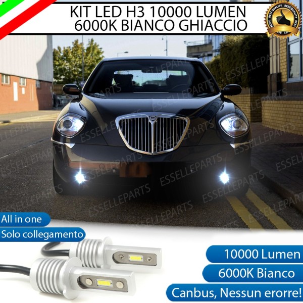 Kit Full LED H3 10000 Lumen Fendinebbia LANCIA THESIS