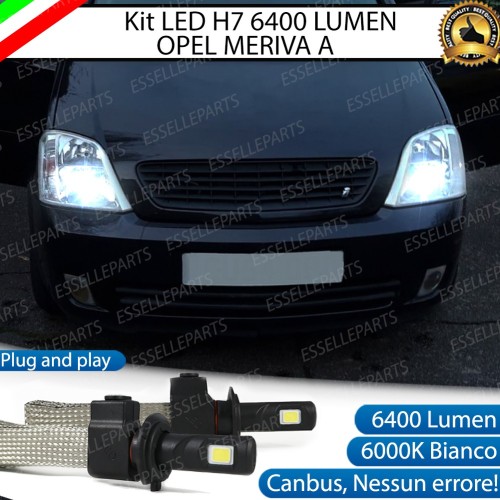 Kit Full LED H7 6400 LUMEN Anabbaglianti OPEL MERIVA A