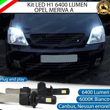 Kit Full LED H1 Abbaglianti 6400 lumen OPEL MERIVA A Kit Full LED H1 Abbaglianti 6400 lumen OPEL MERIVA A