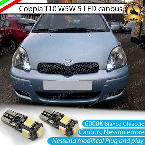 Luci posizione 5 LED Canbus TOYOTA YARIS VERSO