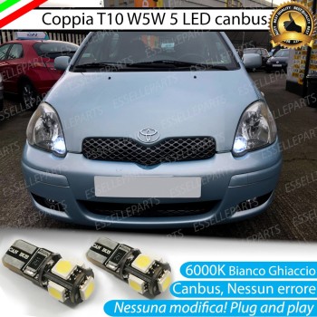 Luci posizione 5 LED Canbus TOYOTA YARIS VERSO