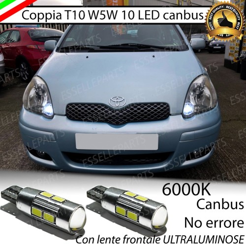 Luci Di Posizione 10 LED per Toyota Yaris verso Luce Bianca