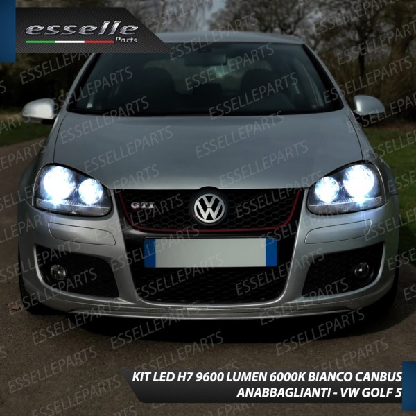 Kit Full LED H7 9600 LUMEN Anabbaglianti VW GOLF 5