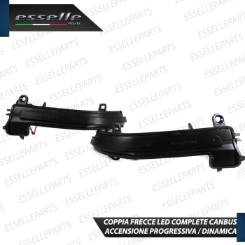 Set Frecce Dinamiche per Specchietti laterali BMW SERIE 3 F34 nero fumè