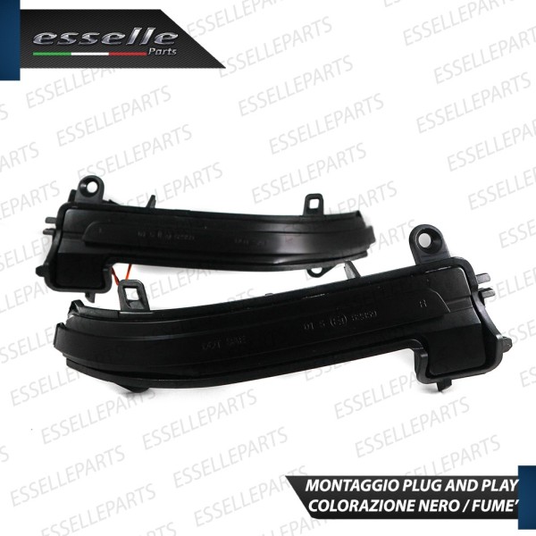 Set Frecce Dinamiche per Specchietti laterali BMW X1 E84 nero fumè
