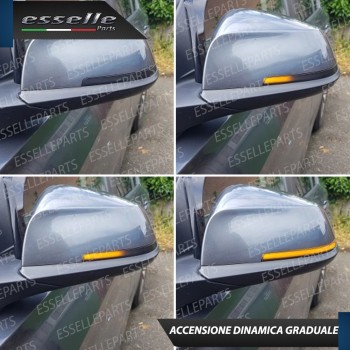 Set Frecce Dinamiche per Specchietti laterali BMW X1 E84 nero fumè Set Frecce Dinamiche per Specchietti laterali BMW X1 E84 nero fumè