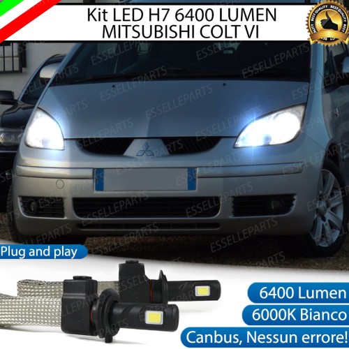 Kit Full LED H7 6400 LUMEN Abbaglianti MITSUBISHI COLT VI