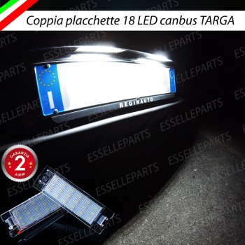 Placchette Luci Targa Led RENAULT LATITUDE canbus 6000k placchetta