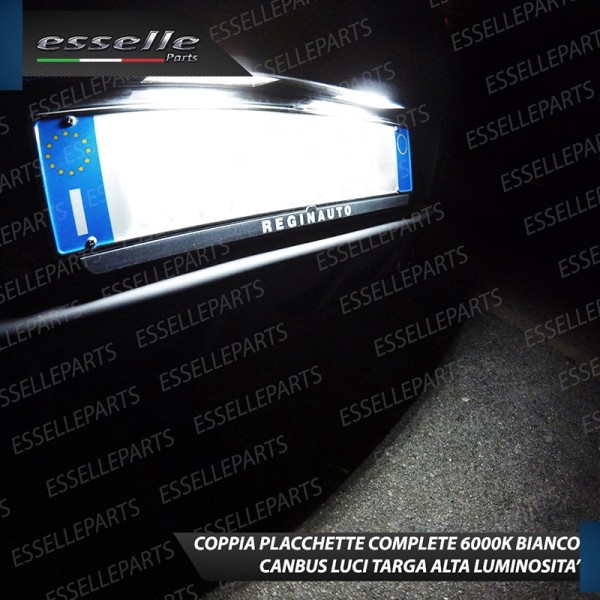 Placchette Luci Targa Led RENAULT MODUS canbus 6000k placchetta