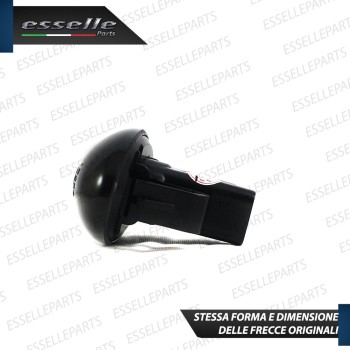 Placchette Dinamiche Nere fumè Laterali per frecce specifiche per PEUGEOT 108