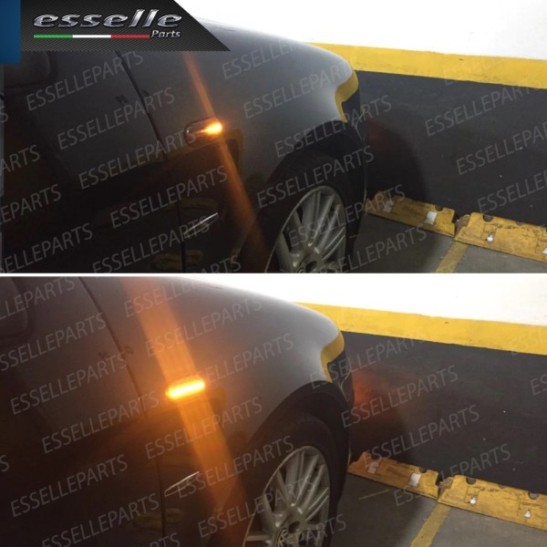 Placchette Dinamiche Nere fumè Laterali per frecce specifiche per SEAT IBIZA 6J