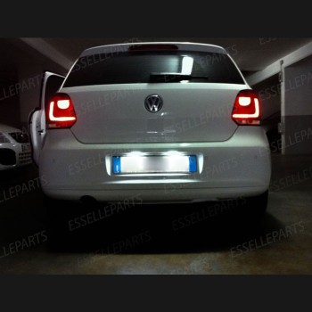 Kit LED interni + Luci targa LED 6000K bianco Canbus VW Polo 6R 6C1 Dal 2014