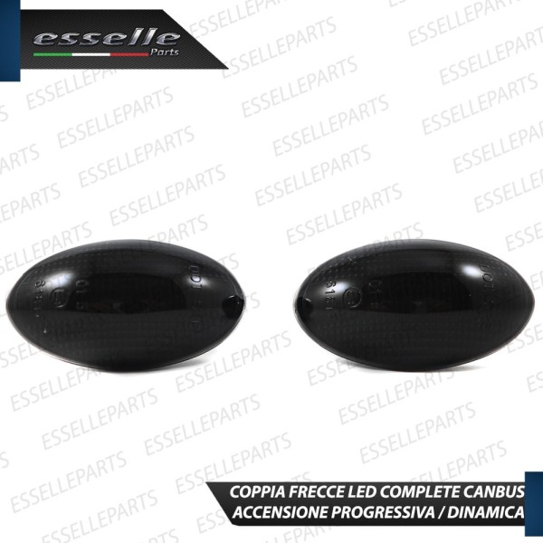 Placchette Dinamiche Nere fumè Laterali per frecce specifiche per MINI R50 R52 R53