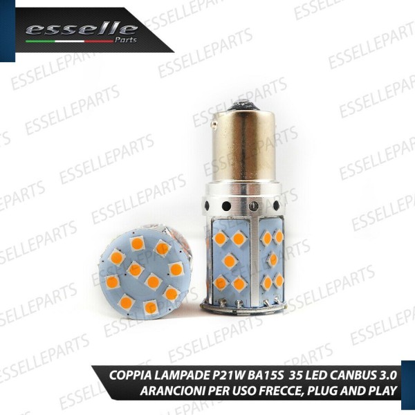 Coppia Frecce Posteriori P21W 35 LED Canbus VOLKSWAGEN  Golf 4