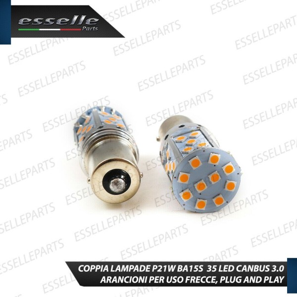 Coppia Frecce Posteriori P21W 35 LED Canbus VOLKSWAGEN  Golf 4