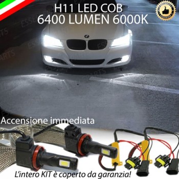 Kit Full LED H11 Fendinebbia 6400 Lumen 6000K bianco BMW SERIE 3 E90 E91