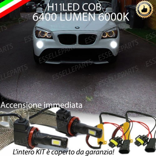 Kit Full LED H11 Fendinebbia 6400 Lumen 6000K bianco BMW X1 E84