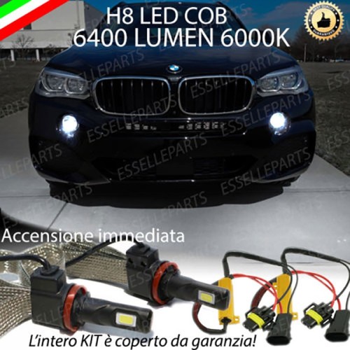 Kit Full LED H8 Fendinebbia 6400 lumen BMW X5 F15 F85