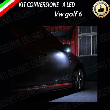 Kit LED interni + Antipozzanghera LED 6000K Bianco Canbus VW Golf MK6