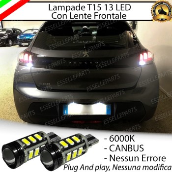 Luci Retromarcia Led Canbus PEUGEOT 208 II Luce Bianca No Error