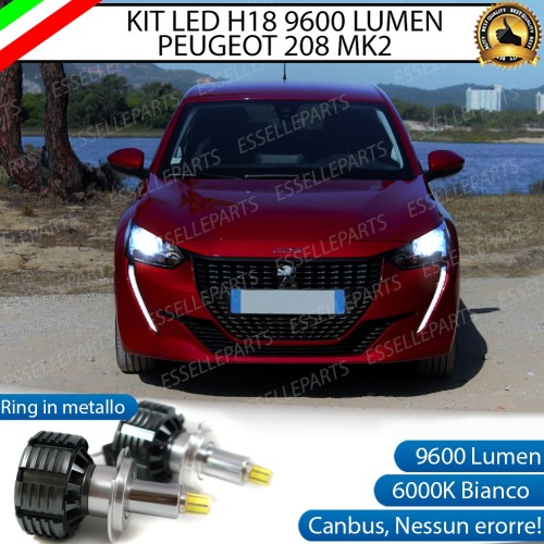 Kit Full LED ANABBAGLIANTI H18 9600 LUMEN per PEUGEOT 208 II