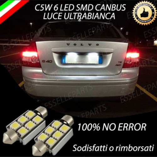 Luci targa 6 LED Canbus