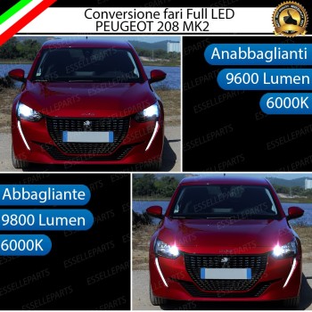 Conversione Fari Full LED 6000k canbus PEUGEOT 208 2