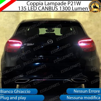 Lampade Retromarcia P21W 135 LED 6000K 1300 Lumen MERCEDES CLASSE A W176 Dal 04/2016