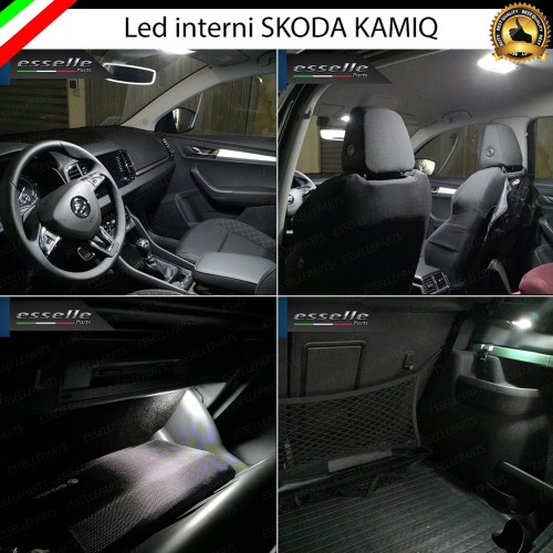 Kit LED Interni Completo Per Skoda Kamiq 6000K Luce Bianca Canbus