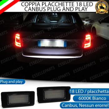 Placchette luci targa a LED SKODA OCTAVIA MK3