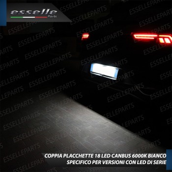 Placchette Complete da 18 LED per Luci targa specifiche per SKODA KAMIQ