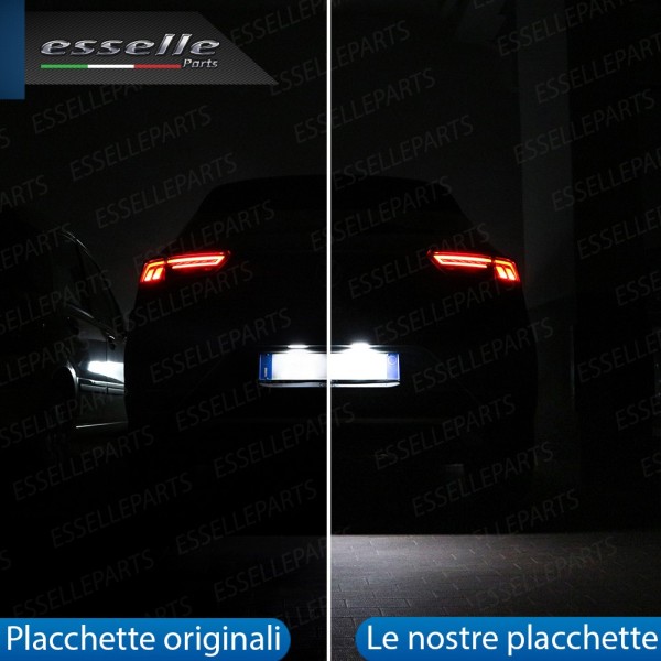 Placchette Complete da 18 LED per Luci targa specifiche per SKODA KAMIQ