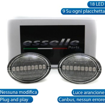 Placchette Dinamiche Laterali a 9 led per frecce specifiche per ALFA ROMEO 4C
