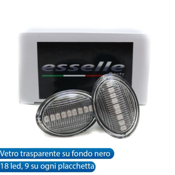 Placchette Dinamiche Laterali a 9 led per frecce specifiche per ALFA ROMEO 4C