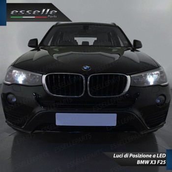 Coppia Luci Posizione 5 LED Per Bmw X3 F25 Canbus 6000K Bianco Ghiaccio
