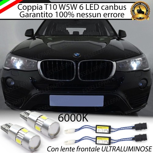 Luci Di Posizione 6 LED Per Bmw X3 F25 Luce Bianca